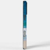 Monogram Tropical Sandstrand Personalisiert Case-Mate iPhone Hülle (Rückseite / Rechts)