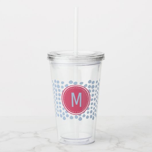 MONOGRAM Tumbler Acryltrinkbecher (Vorderseite)