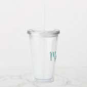 MONOGRAM Tumbler Acryltrinkbecher (Rechts)