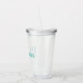 MONOGRAM Tumbler Acryltrinkbecher (Links)