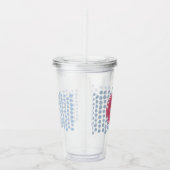 MONOGRAM Tumbler Acryltrinkbecher (Rechts)
