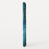 Monogram Turquoise Mandala Aquarellmuster Case-Mate iPhone Hülle (Hinten/Links)