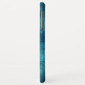 Monogram Turquoise Mandala Aquarellmuster Case-Mate iPhone Hülle (Hinten/Links)