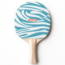Monogram Turquoise Striped Zebra Muster Trendy