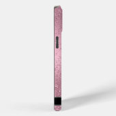 Monogram Twinkle Ombre - Pink Case-Mate iPhone Hülle (Rückseite / Rechts)