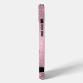 Monogram Twinkle Ombre - Pink Case-Mate iPhone Hülle (Rückseite / Links)