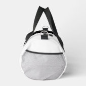 Monogram Two Tone Modern Black and White Duffle Bag (Rechts)