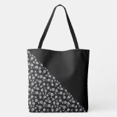 Monogram und Daisies Tasche (Rückseite)