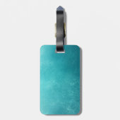 Monogram Underwater Blue Akryllischer Gepäckträger Gepäckanhänger (Rückseite vertikal)