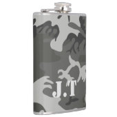 Monogram Urban-Tarnmuster Flachmann (Rechts)