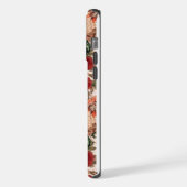 Monogram Urfall Herbst Floral iPhone Fall Hülle (Linke Seite)