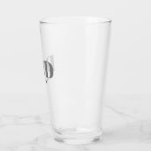 Monogram Vater Est Modern Simple Glas (Links)