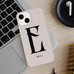 Monogram Vintag Chic Beige<br><div class="desc">Vintages Monogramm.</div>