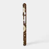 Monogram Vintag Floral Harmony iPhone 16 Hülle (Linke Seite)