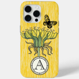 Monogram Vintag Modern Dandilion Blume iPhone Case-Mate iPhone Hülle