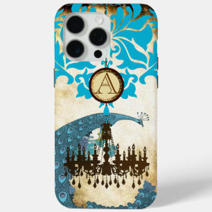 Monogram Vintag Peacock Kronleuchter Case-Mate iPhone Hülle