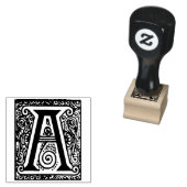 Monogram Vintager Dekorbrief A Gummistempel (Stempel)