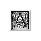 Monogram Vintager Dekorbrief A Gummistempel (Prägung)