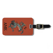 Monogram Vintages Chinesisches Qilin auf Chinesisc