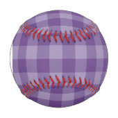 Monogram Violet im Hintergrund Baseball (Vorderseite)