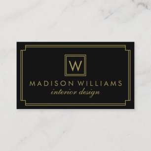 Monogram Visitenkarte