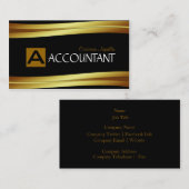 Monogram-Visitenkarte Visitenkarte (Vorne/Hinten)