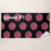 Monogram Volleyball Strandtuch (Vorderseite)