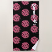 Monogram Volleyball Strandtuch (Vorderseite)