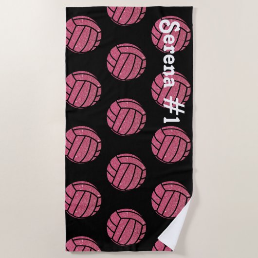 Monogram Volleyball Strandtuch (Vorderseite)