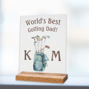 Monogram von der personalisierten Welt zum besten  Acrylschild