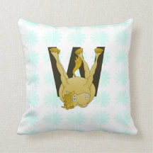 Monogram W Funny Pony Personalisiert