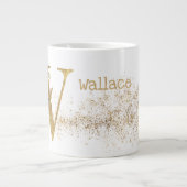 Monogram "W" Jumbo Tasse Soup Ice Cream (Vorderseite)