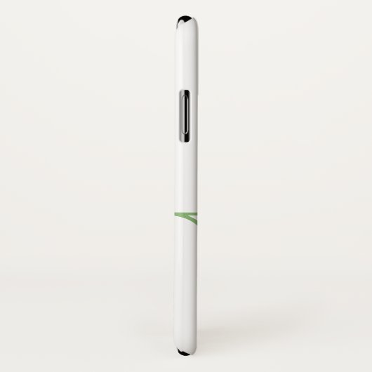 Monogram W Lavendel Eucalyptus Case-Mate iPhone Hülle (Hinten/Rechts)