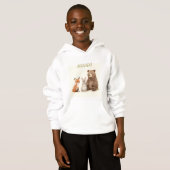 Monogram-Waldtiere Hoodie (Vorne ganz)