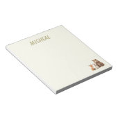 Monogram-Waldtiere Notizblock (angewinkelt)