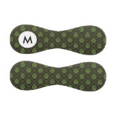 Monogram Wallpaper floral Green Baseball (Paneele)