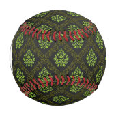 Monogram Wallpaper floral Green Baseball (Vorderseite)