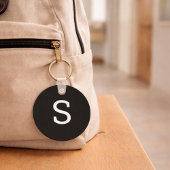 Monogram Wanderlust Watercolor Nature  Schlüsselanhänger