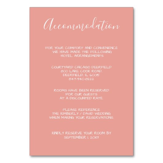 Monogram Wappen Gold Blush Wedelkarten Tischnummer (Vorderseite)