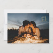 Monogram Wappen-Herzenkrone Einladung (Rückseite)