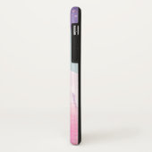 Monogram Wasserfarbenpinselstriche Case-Mate iPhone Hülle (Hinten/Links)