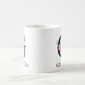 Monogram Watercolor Custom Single Letter Coffee G Kaffeetasse (Mittel)