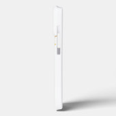 Monogram Watercolor-Wildblumen Butterfly Case-Mate iPhone Hülle (Rückseite / Links)