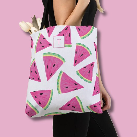 Monogram Watermelon Fruchtmuster Tasche