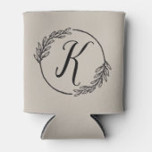 Monogram Wedding Can Cooler Dosenkühler (Vorderseite)