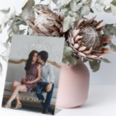 Monogram Wedding Danke Foto Sockelschild