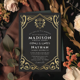 Monogram Wedding Einladung