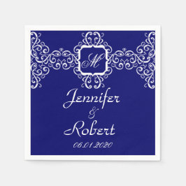 Monogram Wedding Serviette