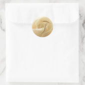 Monogram Wedding Stickers - Buchstabe T (Tasche)