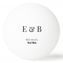 Monogram Wedding Trauzeuge Gift Personalisiert Bla